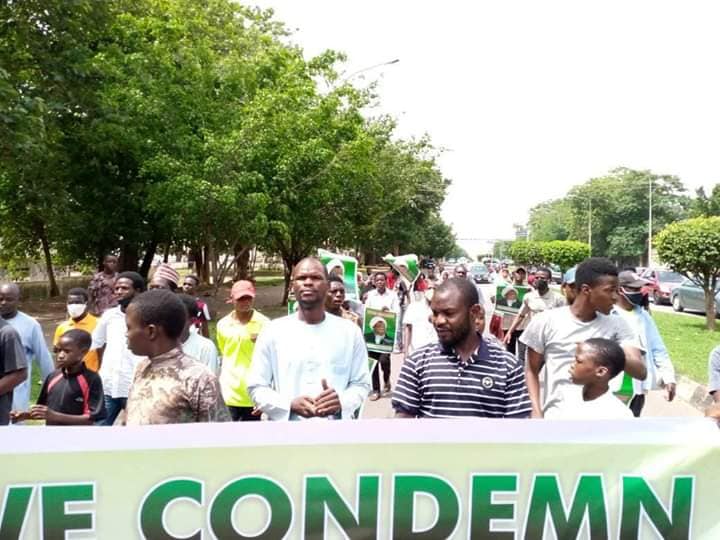 free zakzkay protest in abuja on 16 june 2020 and condemning of killing 